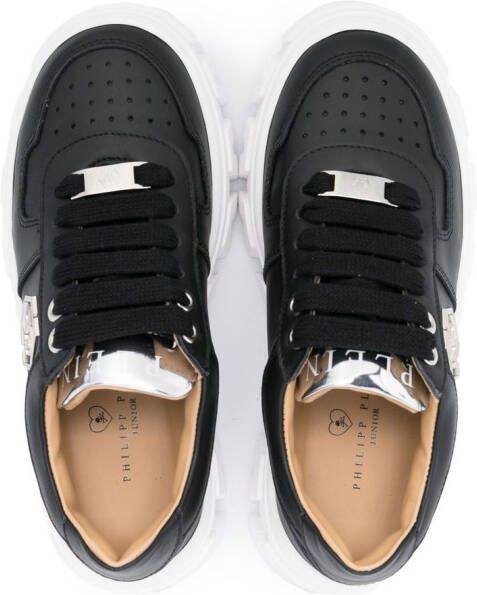 Philipp Plein Hexagon low-top sneakers Zwart