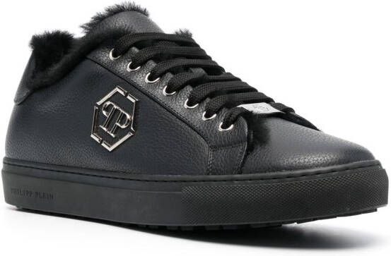 Philipp Plein Hexagon low-top sneakers Zwart