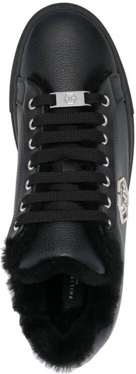 Philipp Plein Hexagon low-top sneakers Zwart