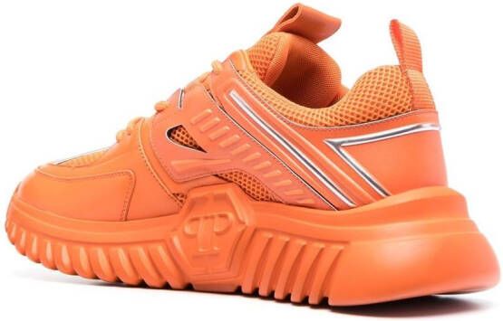Philipp Plein Hexagon Runner low-top sneakers Oranje