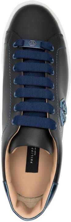 Philipp Plein Hexagon sneakers met logoplakkaat Blauw