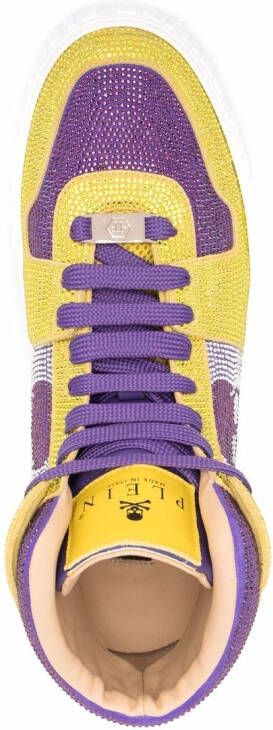 Philipp Plein High-top sneakers Geel