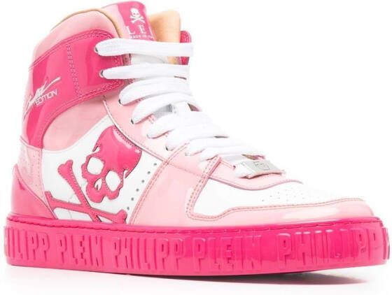 Philipp Plein High-top sneakers Roze