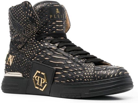 Philipp Plein High-top sneakers Zwart