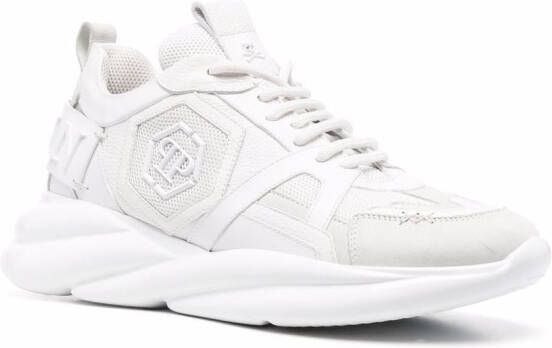 Philipp Plein Hurricane low-top sneakers Wit