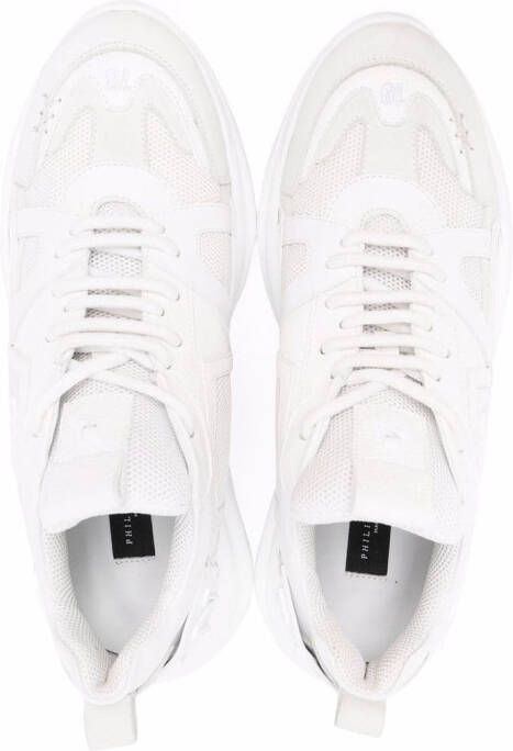 Philipp Plein Hurricane low-top sneakers Wit