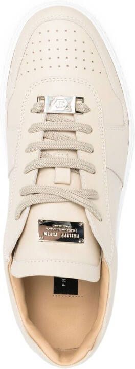 Philipp Plein Iconic Plein low-top sneakers Beige