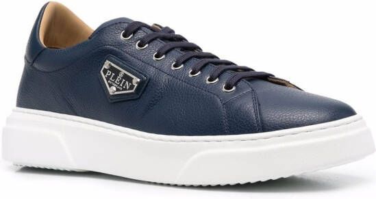Philipp Plein Iconic Plein low-top sneakers Blauw