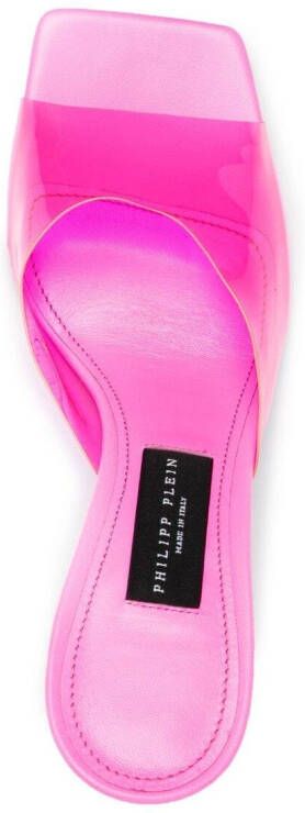 Philipp Plein Iconic Plein sandalen Roze