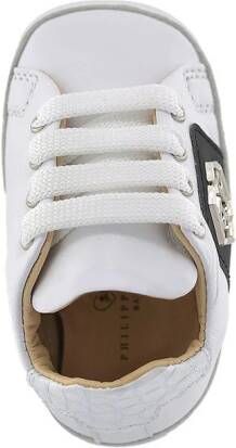 Philipp Plein Junior Hexagon low-top sneakers Wit