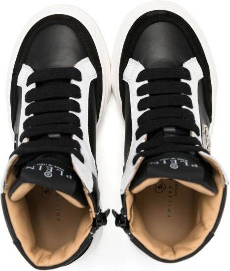 Philipp Plein Junior High-top sneakers Zwart