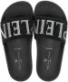 Philipp Plein Junior Slippers met logo verfraaid met kristallen Zwart - Thumbnail 3