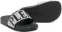 Philipp Plein Junior Slippers verfraaid met kristallen Zwart - Thumbnail 2