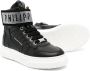Philipp Plein Junior Sneakers verfraaid met kristallen Zwart - Thumbnail 2
