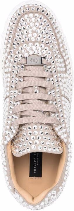 Philipp Plein King Power low-top sneakers Beige