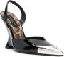 Philipp Plein Lakleren sandalen Zwart - Thumbnail 2