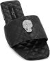 Philipp Plein Leren slippers Zwart - Thumbnail 3