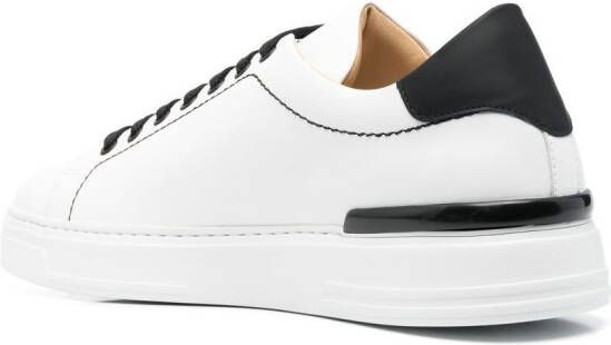 Philipp Plein Leren sneakers Zwart