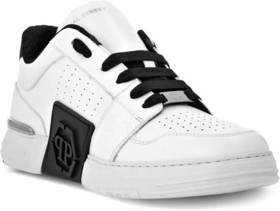 Philipp Plein Sneakers met logo-reliÃf Wit