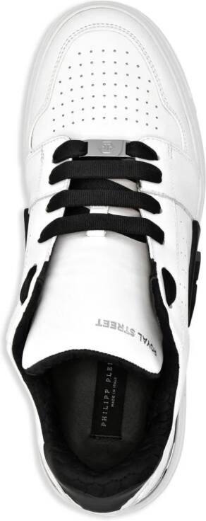 Philipp Plein Sneakers met logo-reliÃf Wit