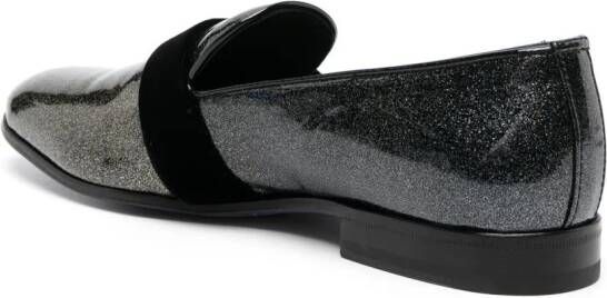 Philipp Plein Loafers verfraaid met glitters Zwart