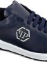 Philipp Plein Leren sneakers met logo-applicatie Blauw - Thumbnail 3
