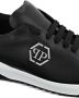 Philipp Plein Leren sneakers met logo-applicatie Zwart - Thumbnail 3
