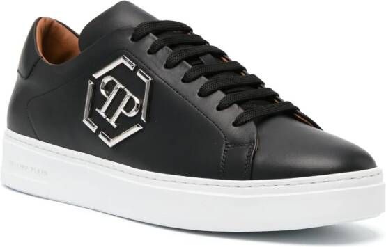 Philipp Plein Sneakers met logoplakkaat Zwart