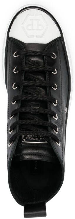 Philipp Plein Megastar high-top sneakers Zwart