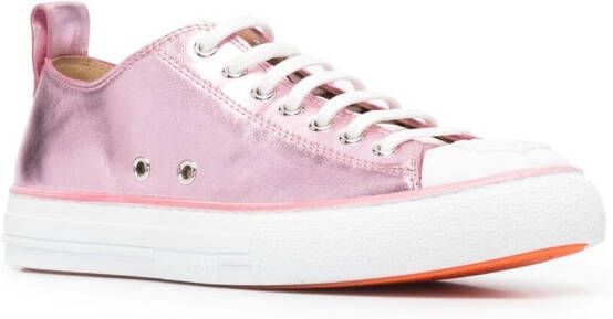 Philipp Plein Megastar metallic sneakers Roze