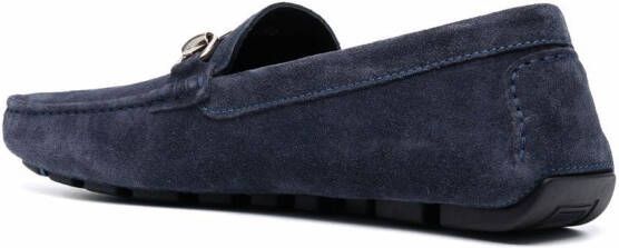 Philipp Plein Mocassins met logoplakkaat Blauw