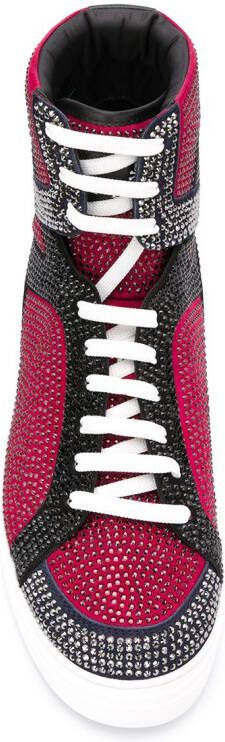 Philipp Plein Money Beast high-top sneakers Zwart