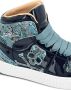 Philipp Plein Paisley high-top sneakers Blauw - Thumbnail 3
