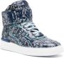 Philipp Plein Sneakers met paisley-print Blauw - Thumbnail 2