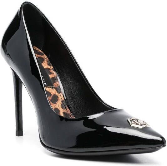 Philipp Plein Lakleren pumps Zwart