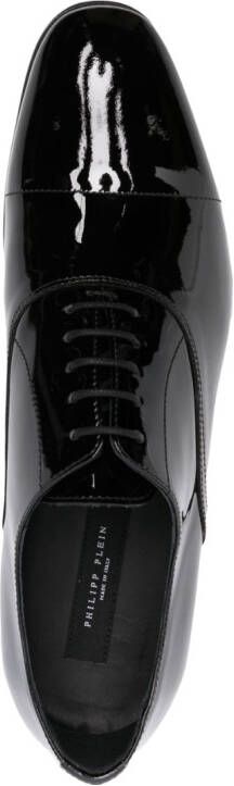 Philipp Plein Payton lakleren Oxford schoenen Zwart