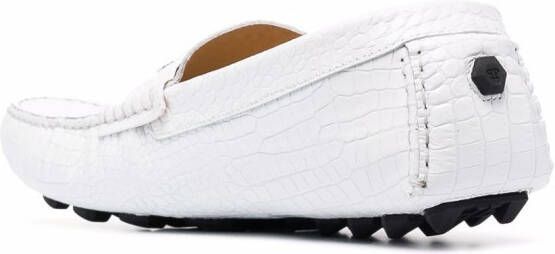 Philipp Plein Penny slip-on loafers Wit