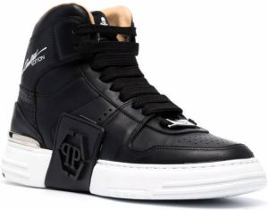 Philipp Plein Phantom Kick$ high-top sneakers Zwart