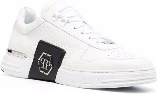 Philipp Plein Phantom Kick$ low-top sneakers Wit