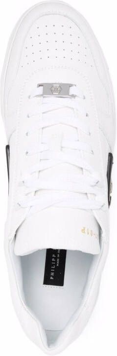 Philipp Plein Phantom Kick$ low-top sneakers Wit