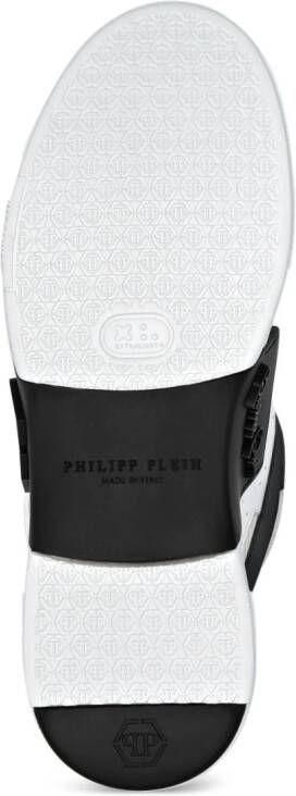 Philipp Plein Phantom Street leren sneakers Wit