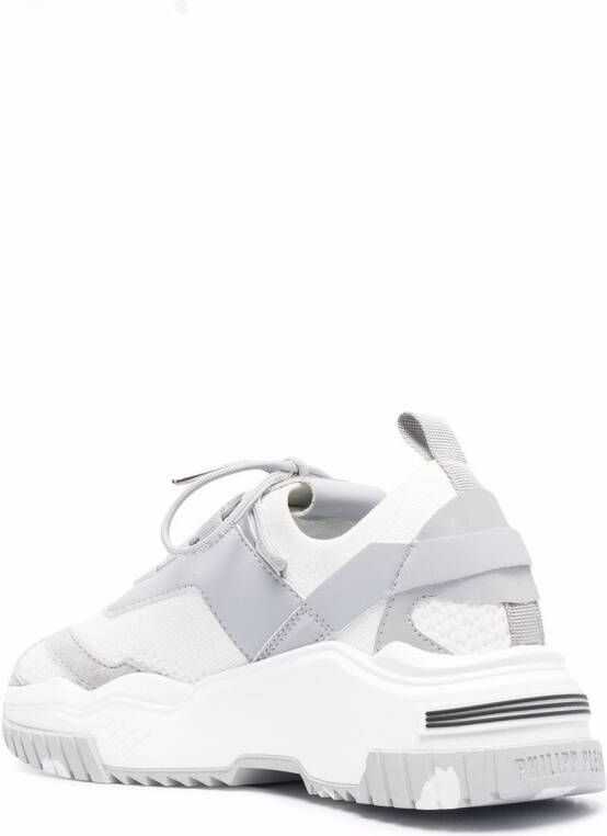 Philipp Plein Predator low-top sneakers Grijs