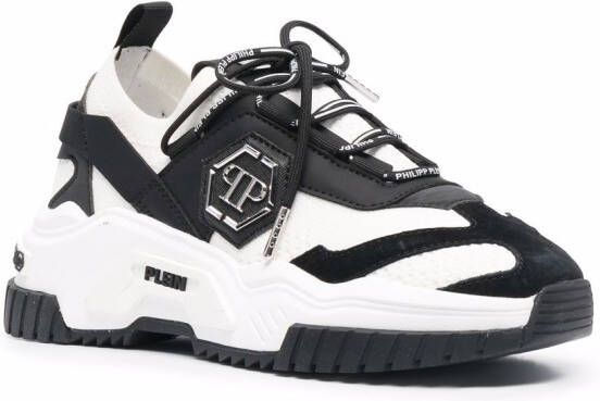 Philipp Plein Predator low-top sneakers Wit