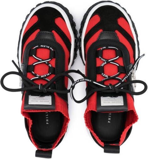 Philipp Plein Junior Predator low-top sneakers Zwart