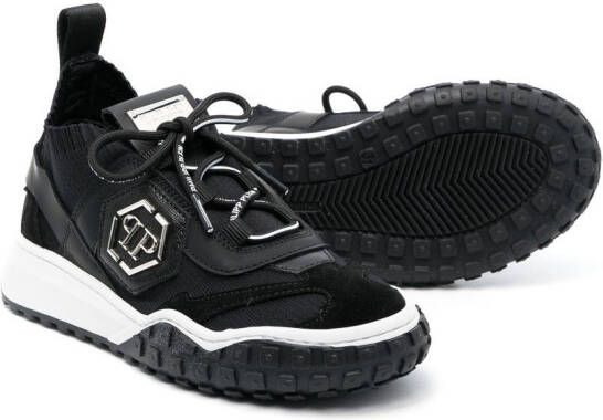 Philipp Plein Junior Predator low-top sneakers Zwart