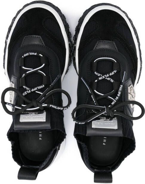 Philipp Plein Junior Predator low-top sneakers Zwart