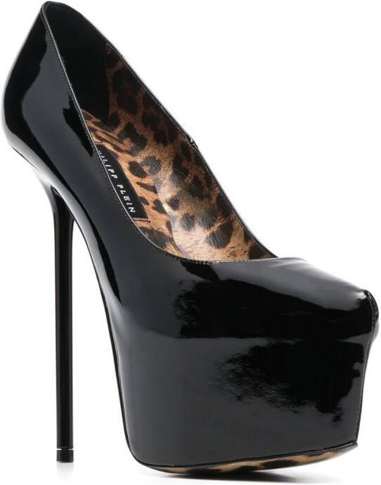 Philipp Plein Pumps met plateauzool Zwart