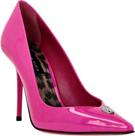 Philipp Plein Pumps met puntige neus Roze