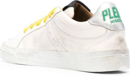 Philipp Plein Retrokickz TM leren sneakers Wit