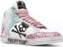 Philipp Plein Retrokickz TM leren sneakers Wit - Thumbnail 2